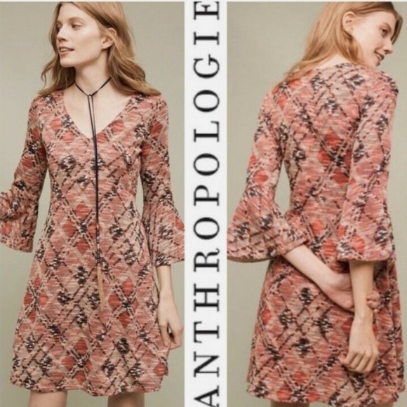 Anthropologie Maeve Erina Swing Dress - Size Large - Picture 1 of 8